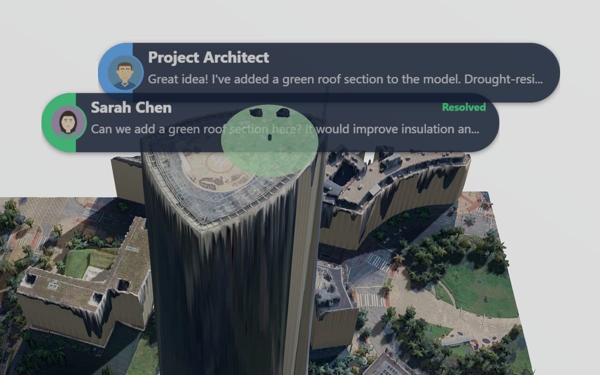 Client Feedback Pinned in 3D