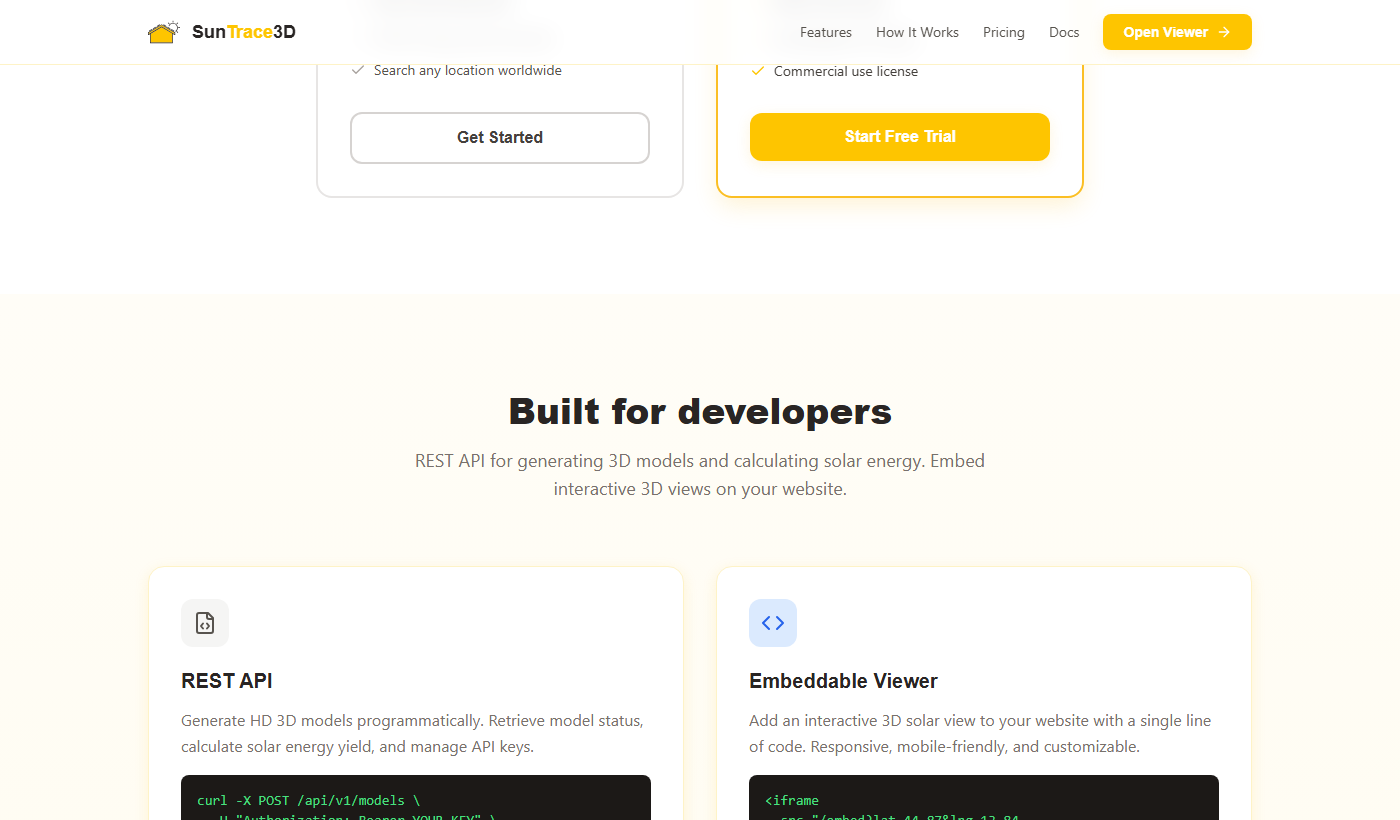 Partner portal showing API keys and usage statistics